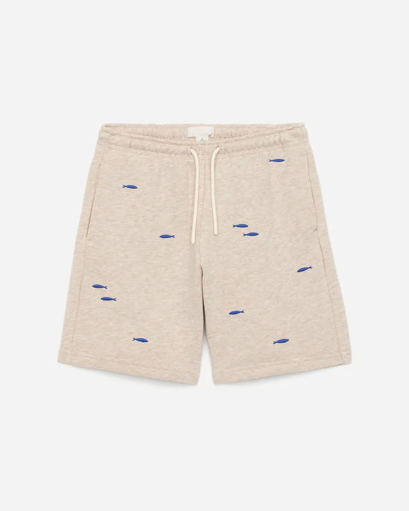 Arket Sweatshorts Mit Stickerei -Blau Blau