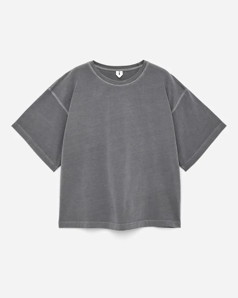 Arket T-Shirt Aus Baumwolle -Schwarz Schwarz