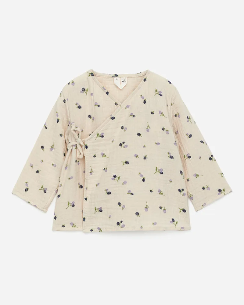 Arket Wickeloberteil Aus Musselin -Weiß Weiß