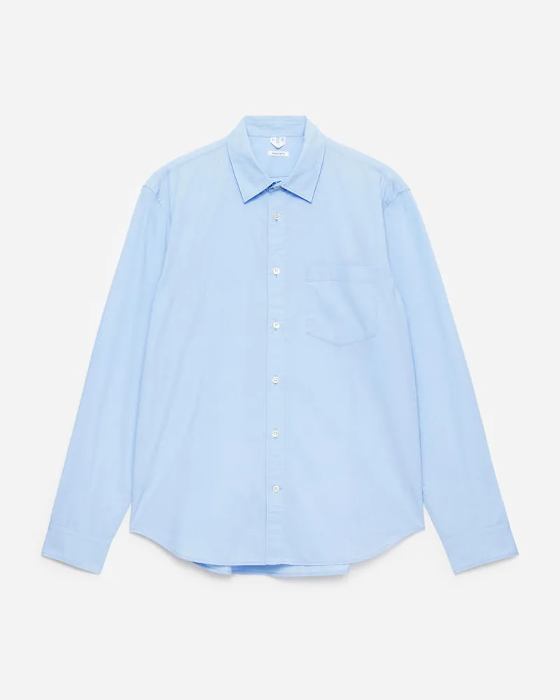 Arket Gewaschenes Popeline-Hemd -Blau Blau