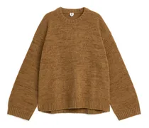Lockerer Pullover aus Baumwollmischgewebe