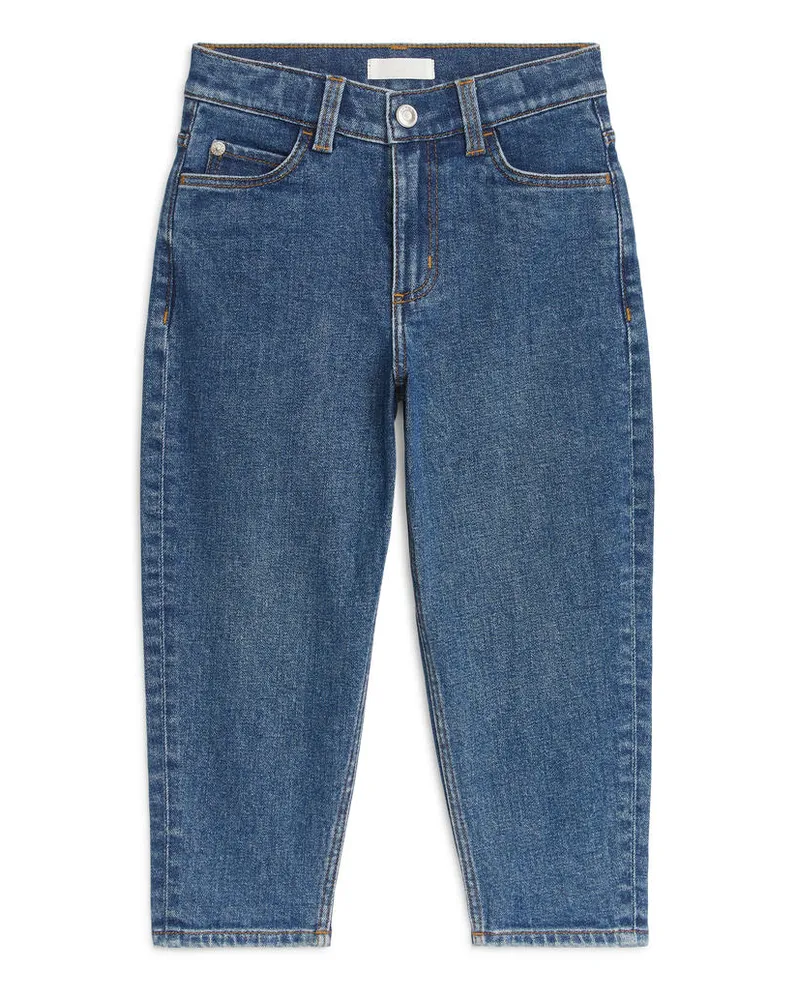 Arket Stretch-Jeans Mit Schmal Zulaufendem Bein -Blau Blau
