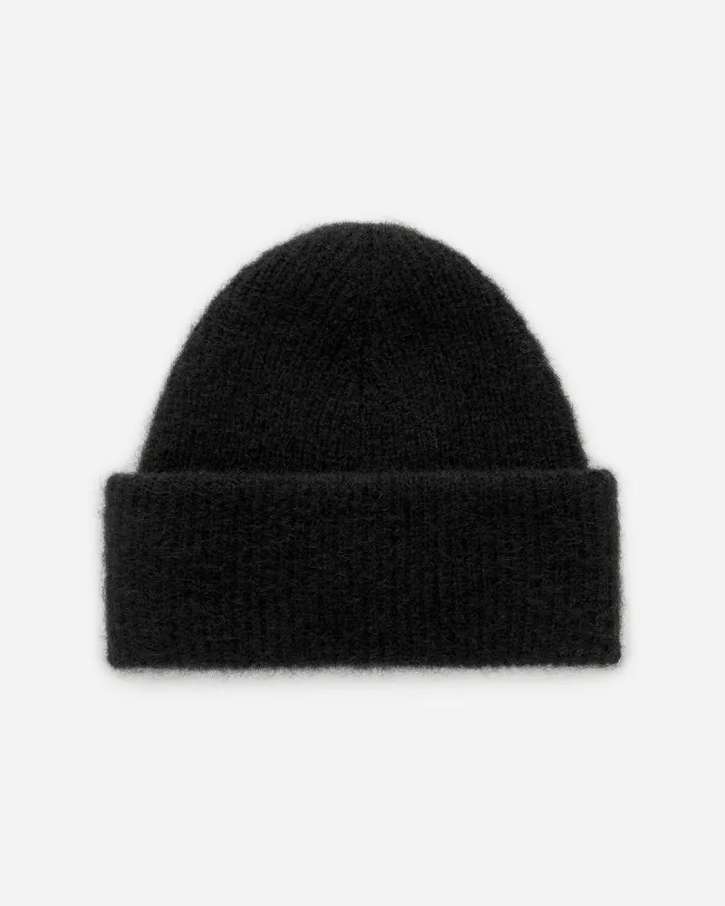 Arket Beanie Aus Alpaka- Und Merinowolle - Schwarz Schwarz