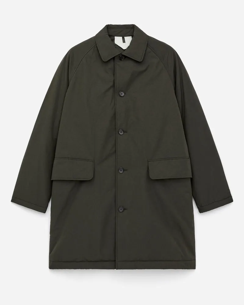 Arket Leicht Wattierter Car Coat -Grün Grün
