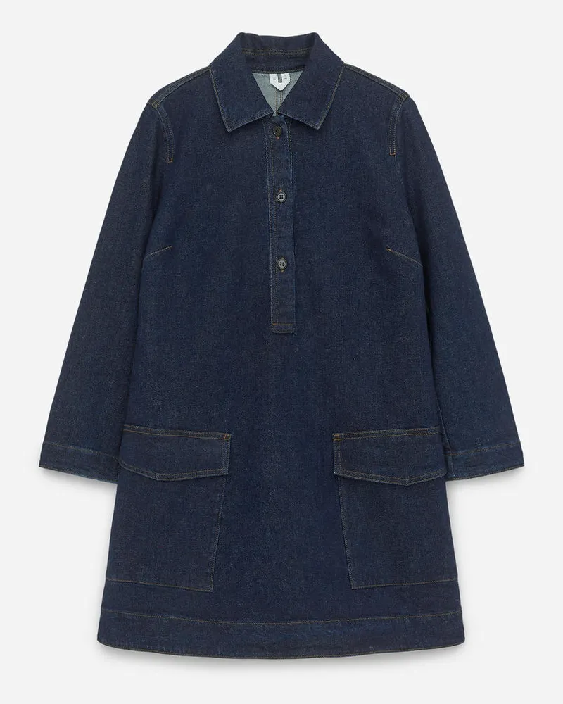 Arket Jeanskleid - Blau Dunkelblau