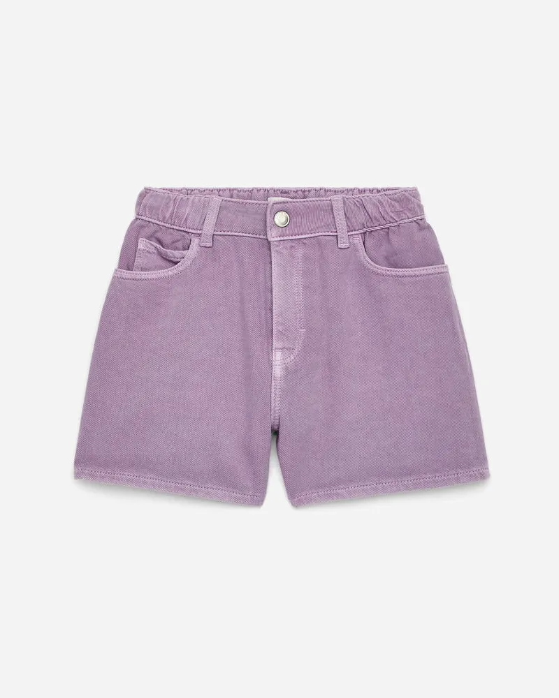 Arket Bestickte Jeansshorts -Lila Lila