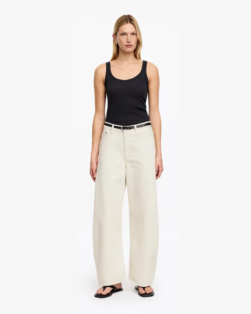 Arket Peony Barrel Jeans -Weiß Weiß