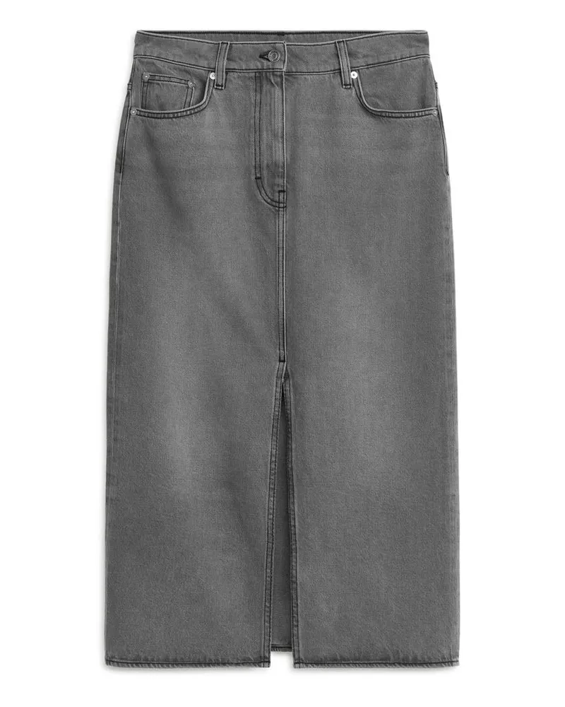 Arket Jeansrock - Grau Grau