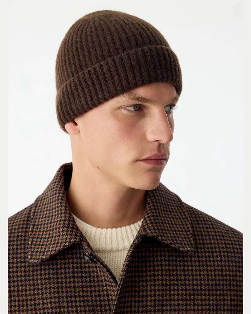 Arket Beanie Aus Kaschmir Und Wolle -Braun Braun