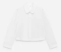 Rüschenbluse -Weiß