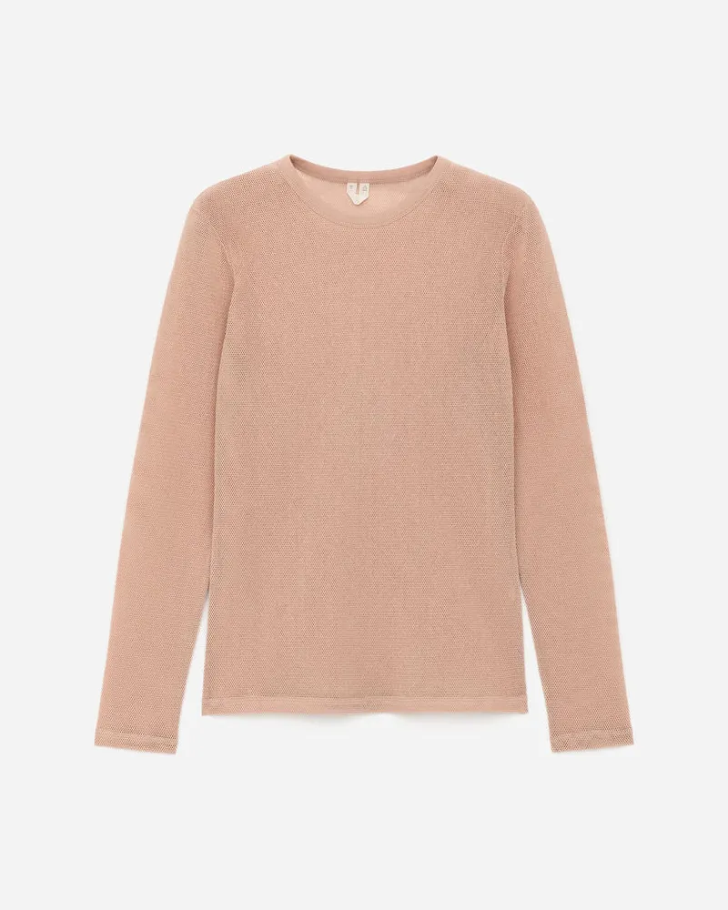 Arket Mesh-Oberteil -Beige Beige