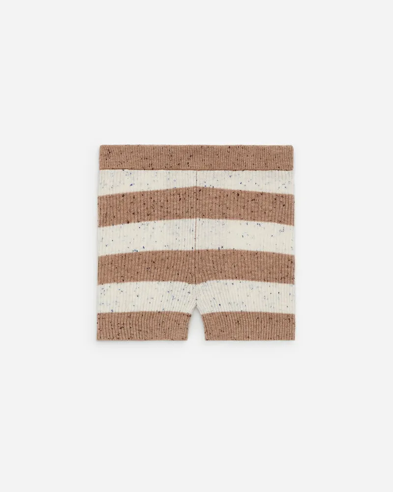 Arket Rippstrick-Shorts -Beige Beige