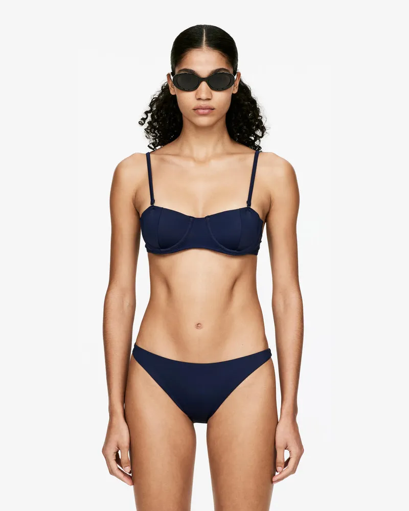 Arket Bandeau-Bikinioberteil -Blau Blau