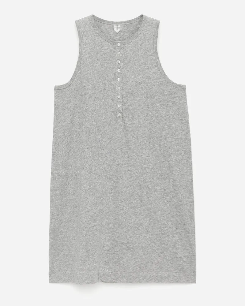 Arket Tanktopkleid Aus Baumwolle -Grau Grau