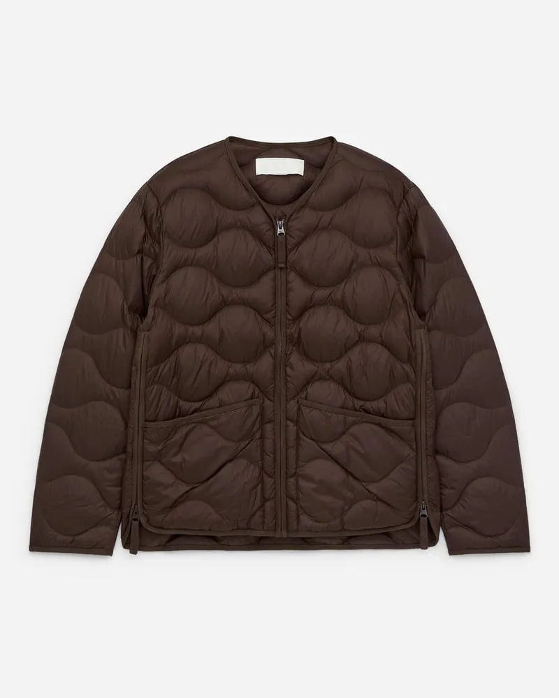 Arket Upcycled Down™ 2-in-1-Liner-Jacke -Braun Braun
