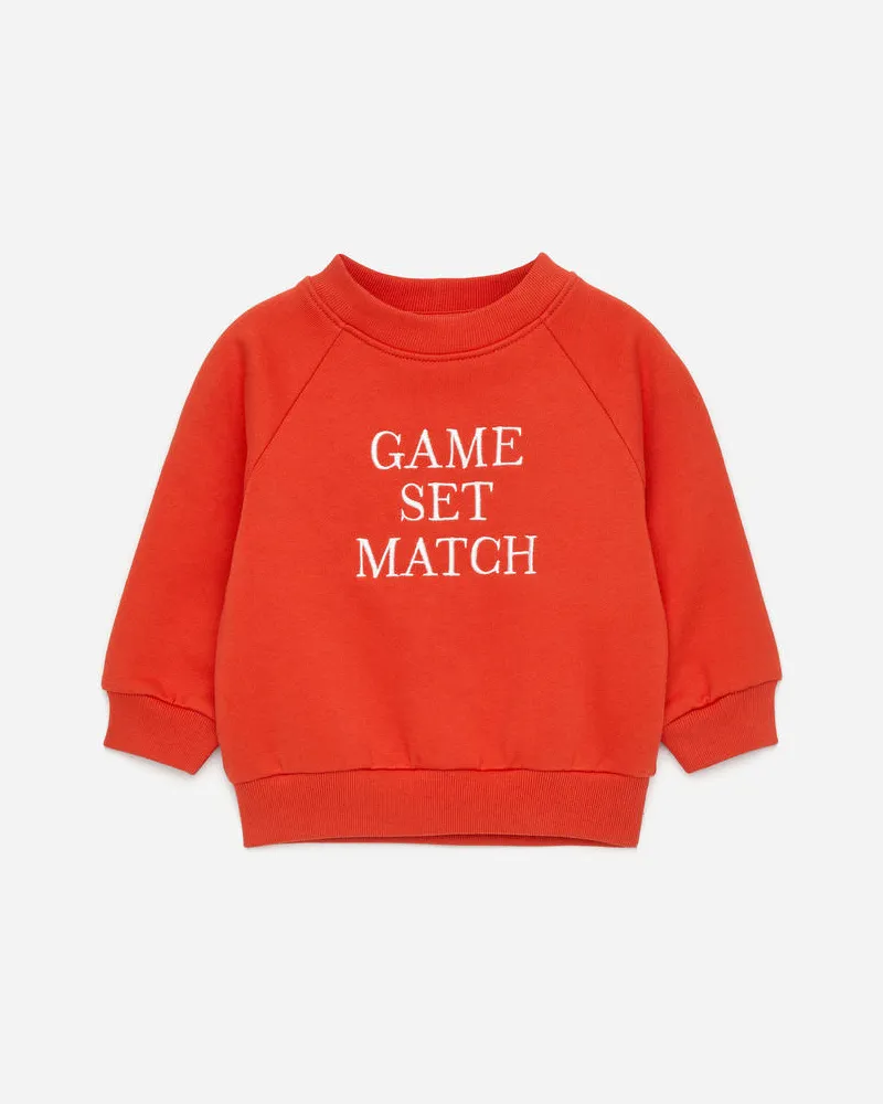 Arket Sweatshirt Mit Stickerei - Rot Rot