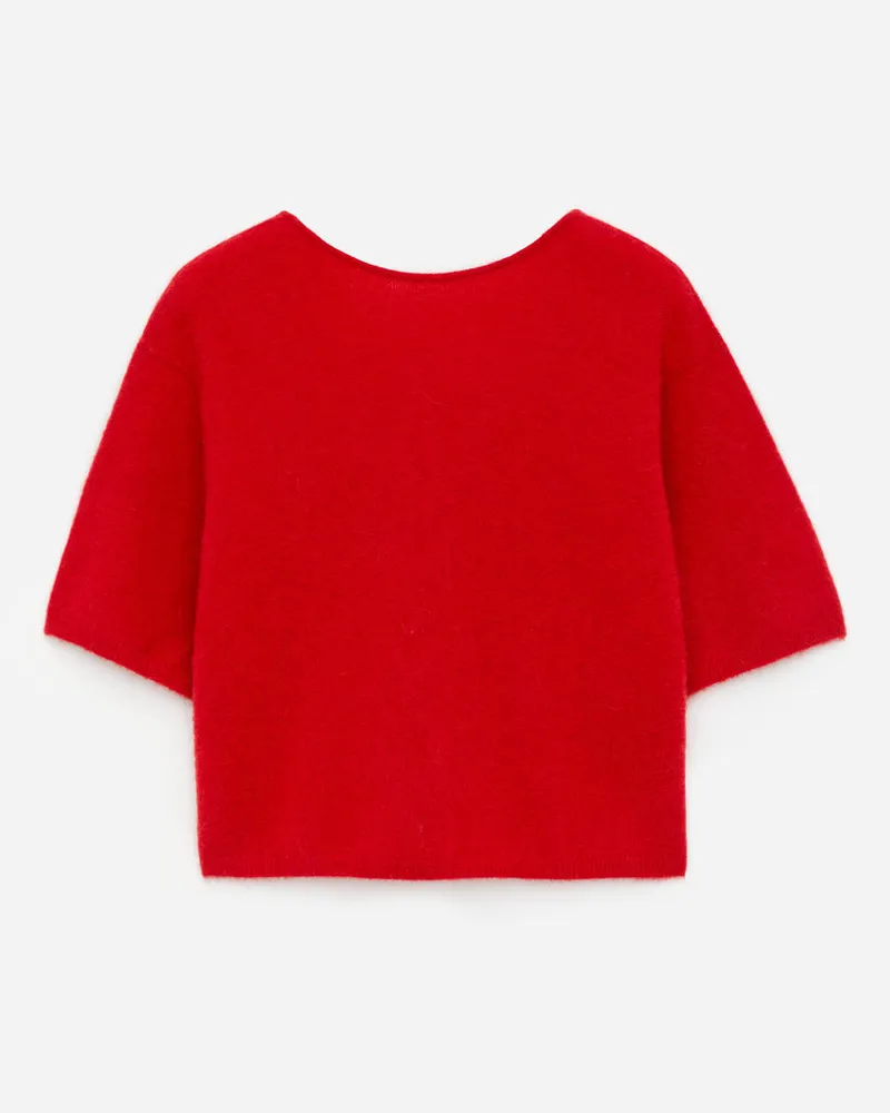Arket Pullover Aus Alpakawolle Und Wolle - Rot Rot