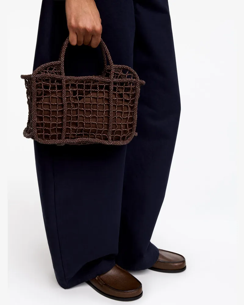 Arket ARKET Und Laila Gohar Perlentasche -Braun Braun