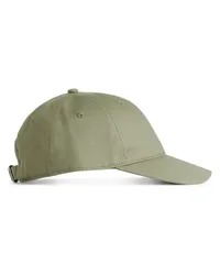 Arket Cap aus Baumwolltwill Khaki