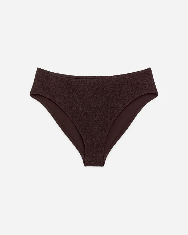 Arket Bikinihöschen Mit Hoher Taille -Braun Braun
