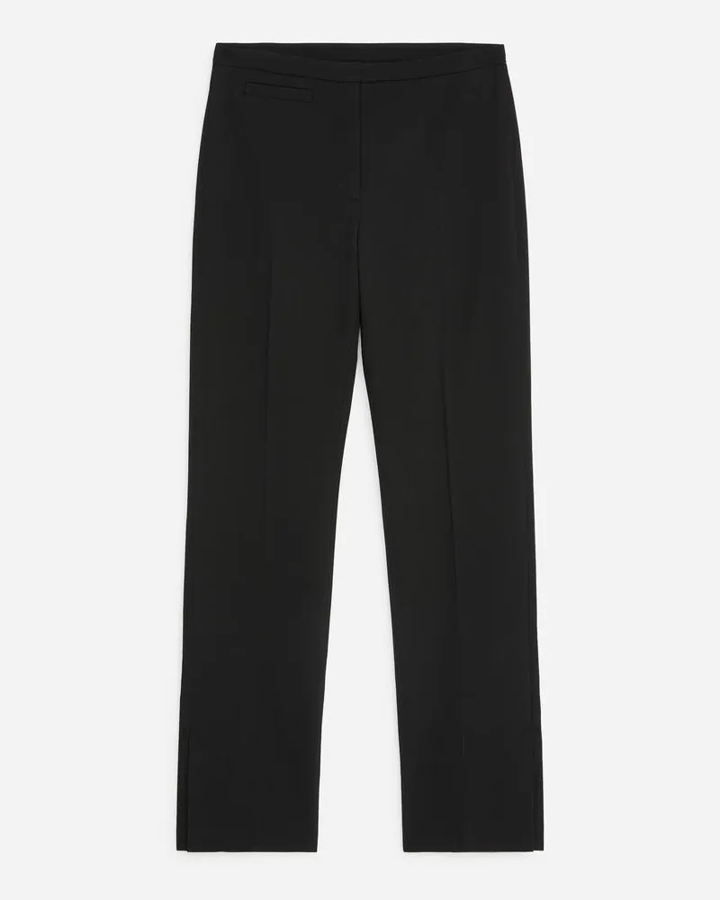 Arket Schmale Elegante Hose -Schwarz Schwarz