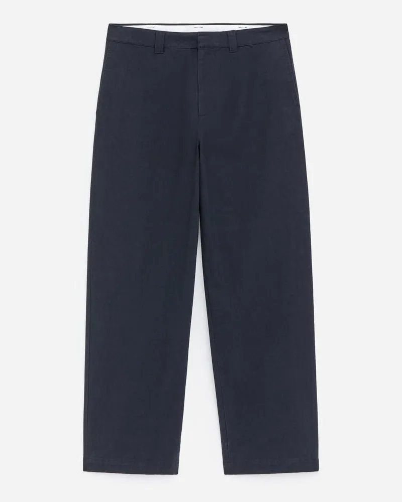 Arket Weite Chinohose Aus Baumwolle -Blau Blau