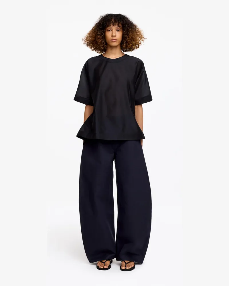 Arket ARKET Und Laila Gohar Hose Mit Vorgeformtem Bein -Blau Blau