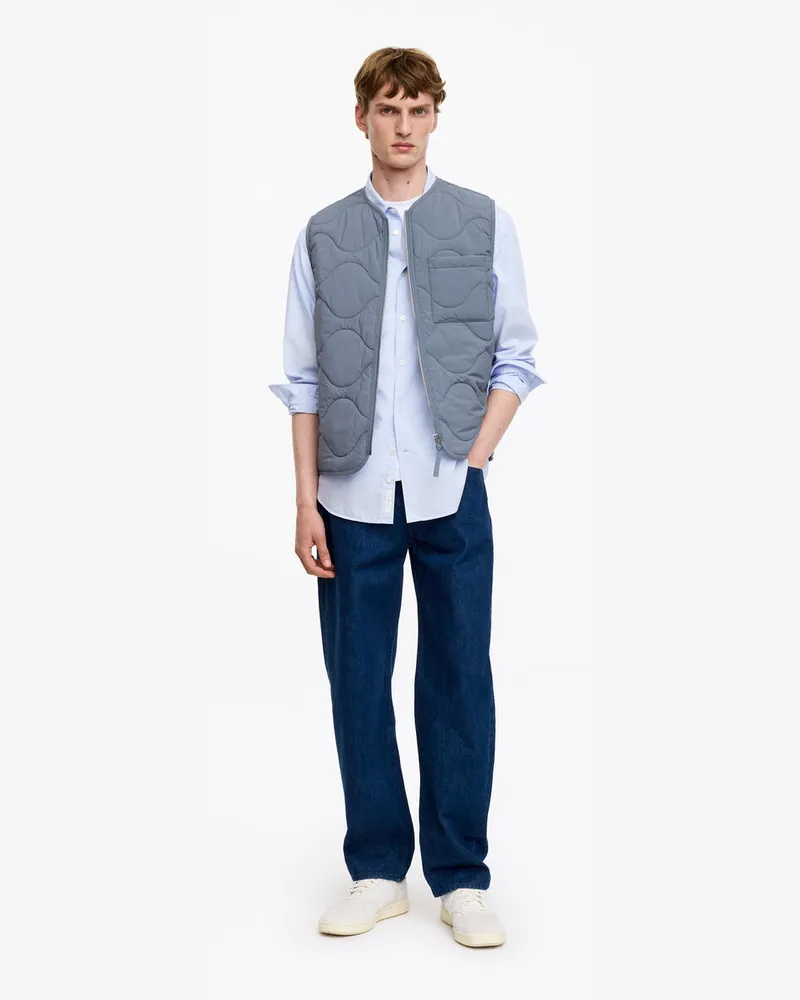 Arket Gesteppte 2-in-1-Liner-Weste -Grau Grau