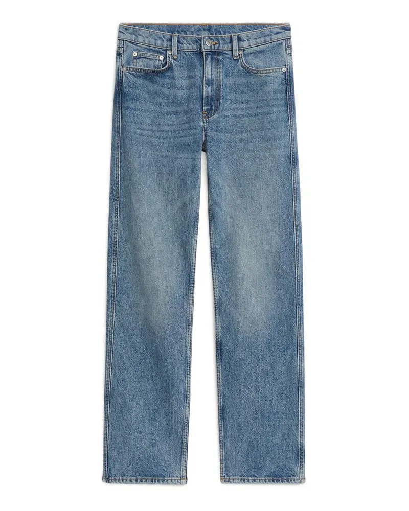 Arket Dahlia Straight Stretchjeans Verwaschenes