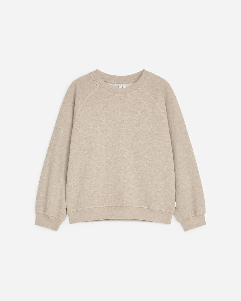 Arket Sweatshirt Aus Baumwolle -Beige Beige