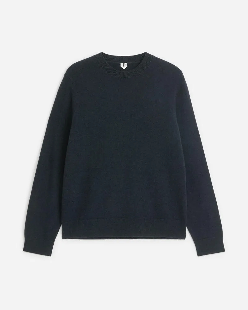 Arket Pullover Aus Kaschmir Und Wolle -Blau Blau