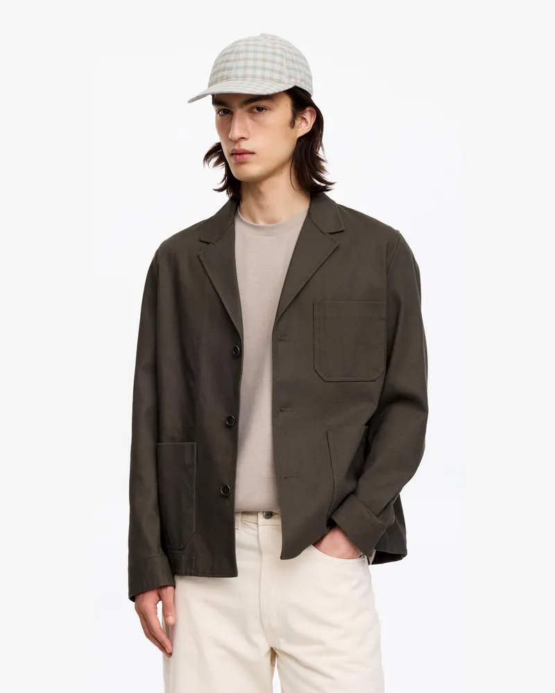 Arket Baseballkappe Aus Seersucker -Beige Beige