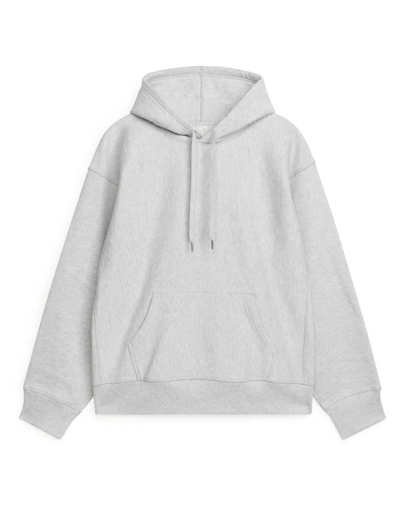 Arket Lockerer Kapuzenpullover In Schwerer Qualität -Grau Grau