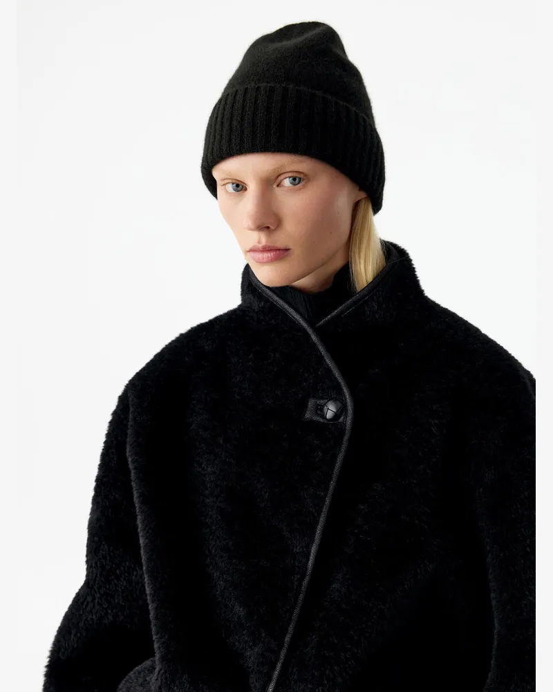 Arket Beanie Aus Kaschmir -Schwarz Schwarz