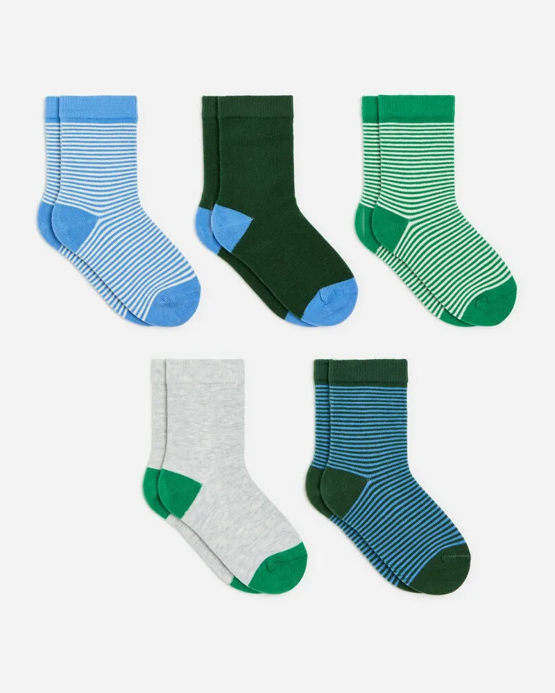 Arket Baumwollsocken 5er-Pack -Blau Blau