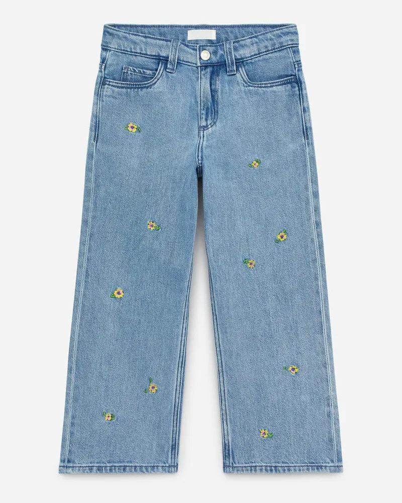 Arket Bestickte Jeans -Blau Blau