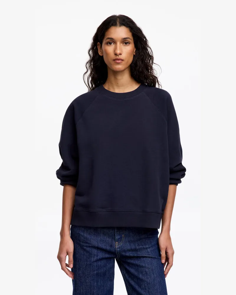 Arket Frottee-Sweatshirt -Blau Blau