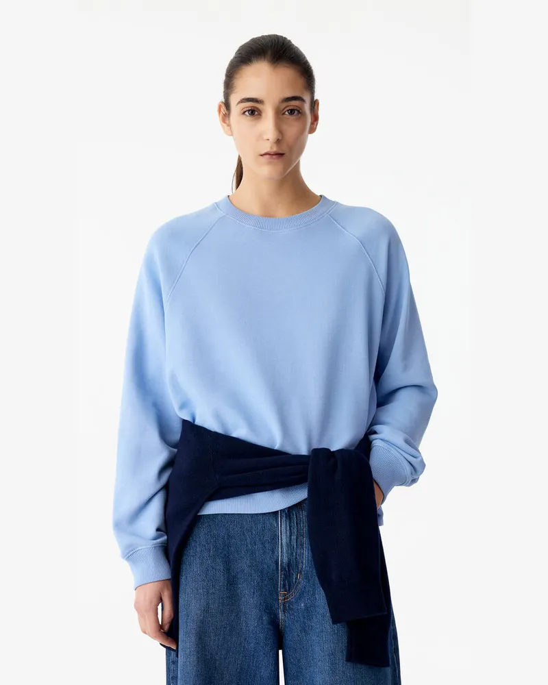 Arket Frottee-Sweatshirt -Blau Blau