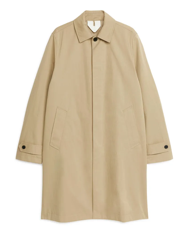 Arket Mittellanger Car-Coat - Beige Beige