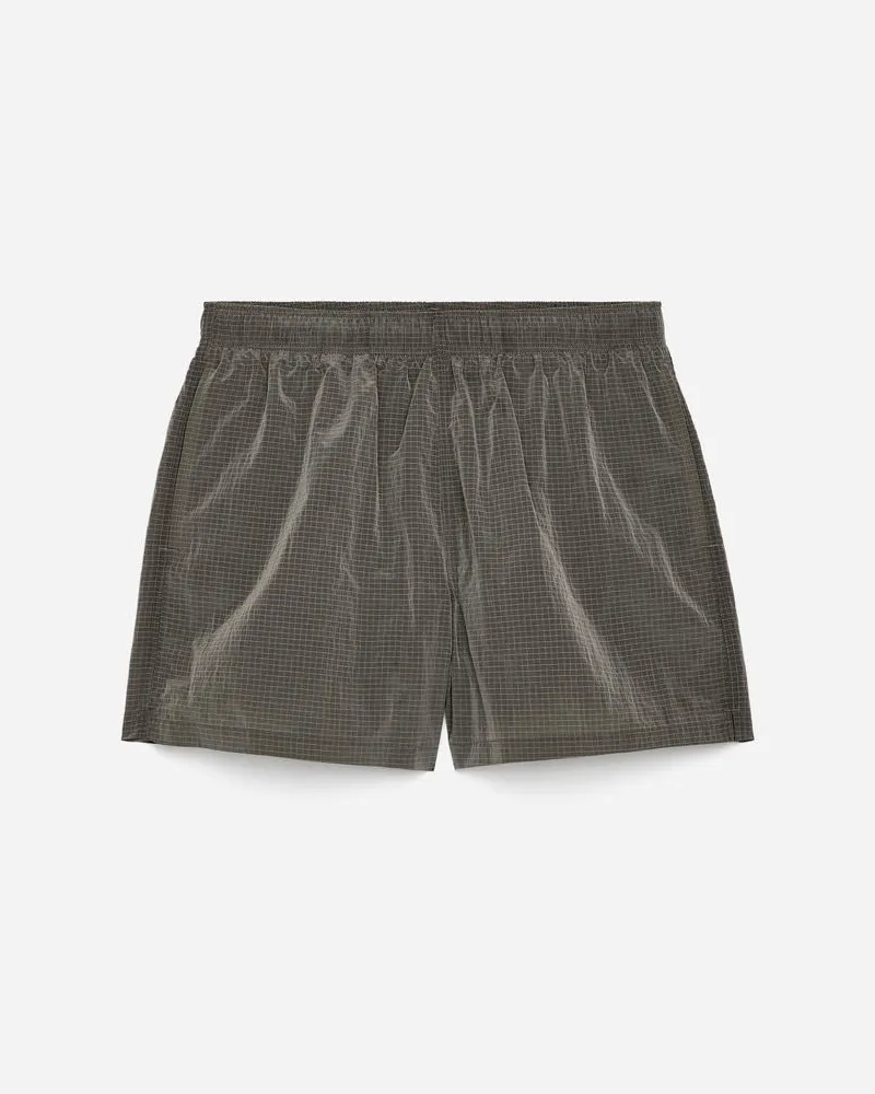 Arket Ripstop-Badeshorts - Grau Grau