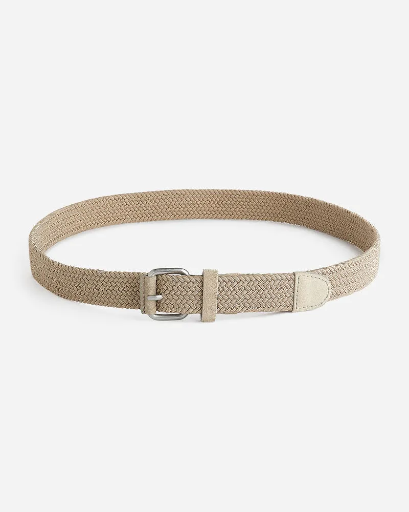 Arket Flechtgürtel Mit Lederbesatz - Beige Beige