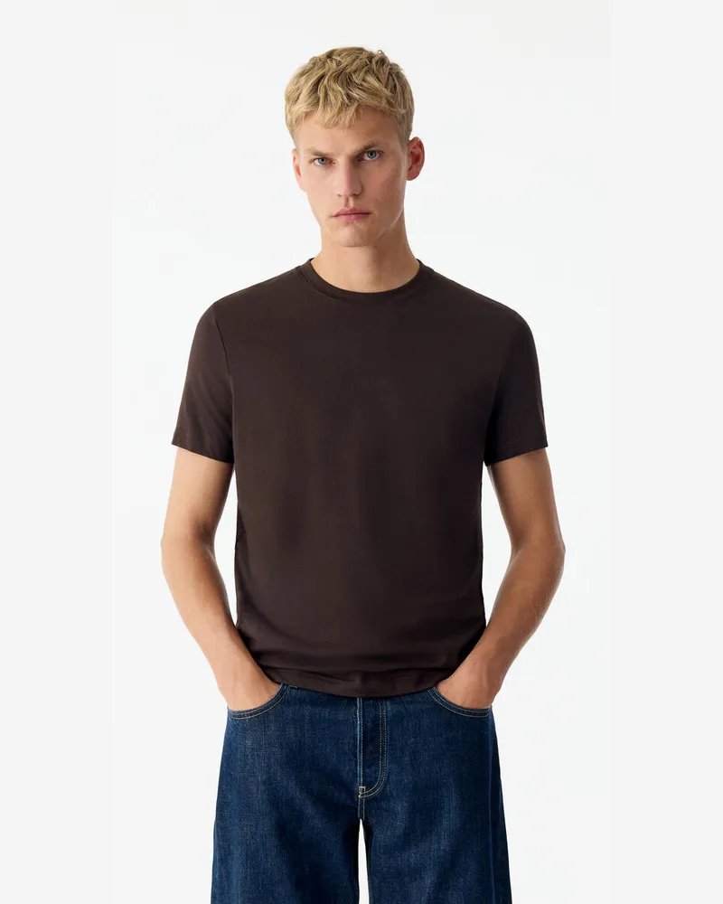 Arket T-Shirt Mit Normaler Passform 170 GSM -Braun Braun