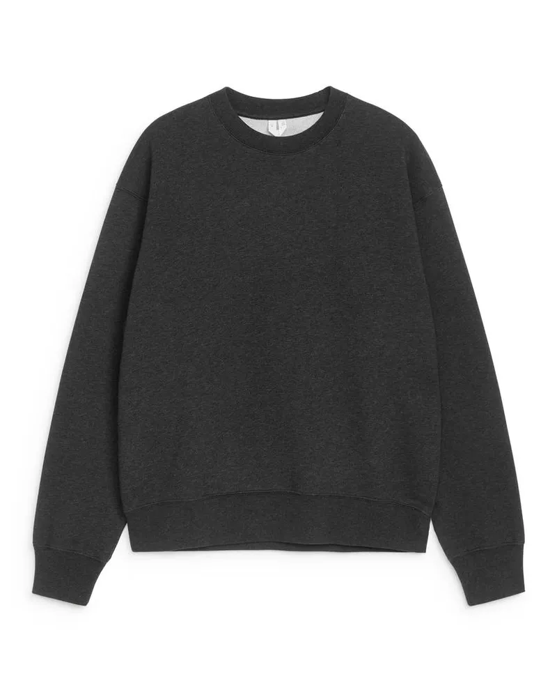 Arket Legeres Sweatshirt - Grau Dunkelgrau