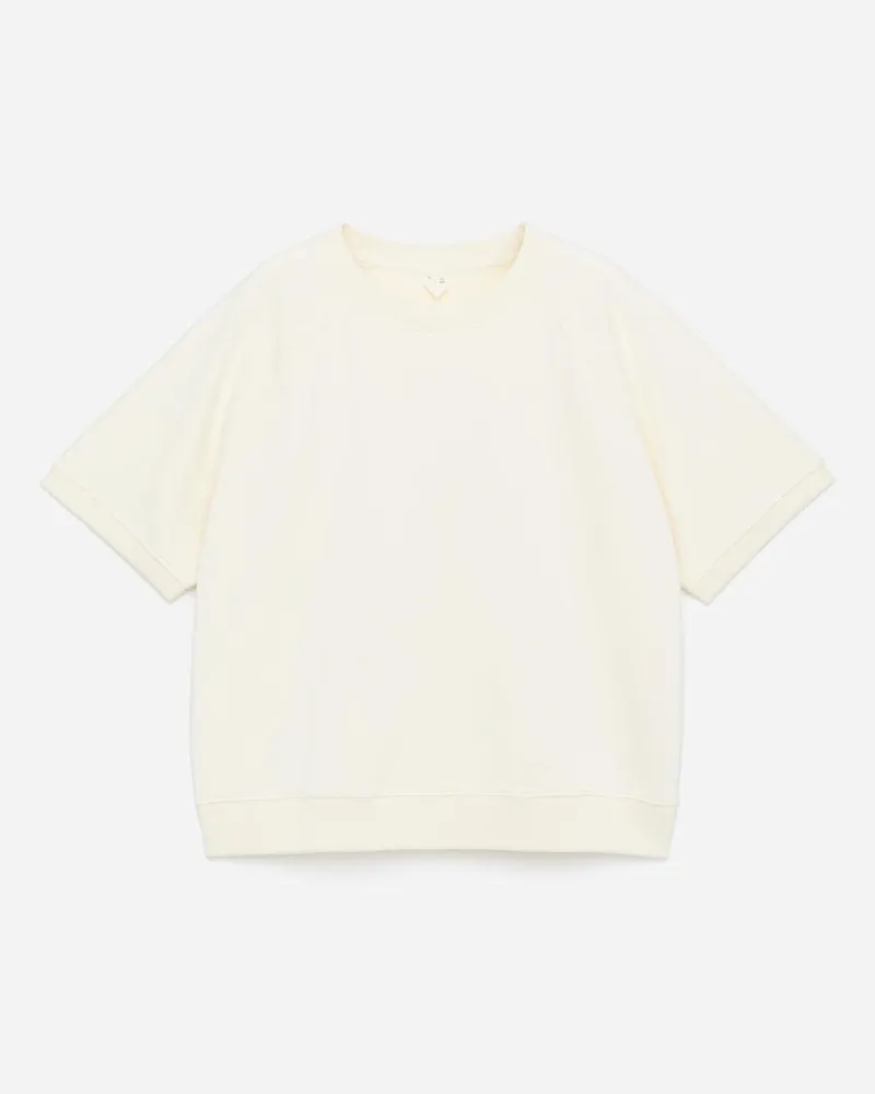 Arket Sweatshirt Aus French Terry -Weiß Weiß