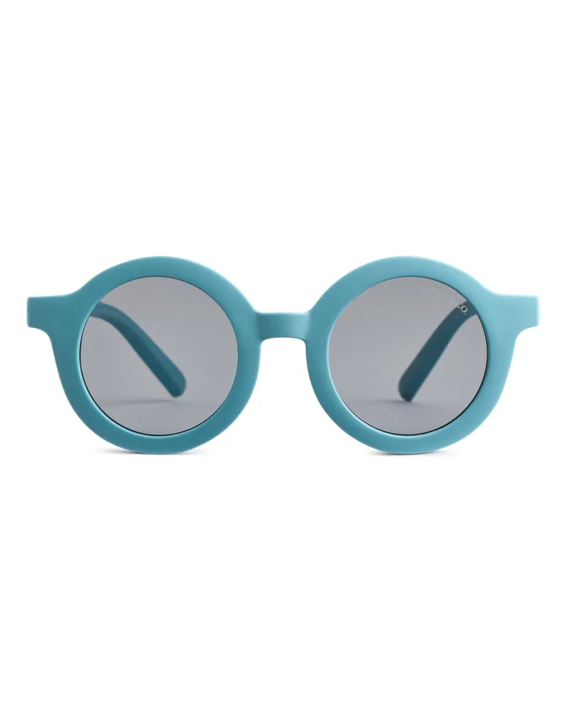 Arket GRECH & CO. Runde Polarisierte Sonnenbrille -Türkis Türkis