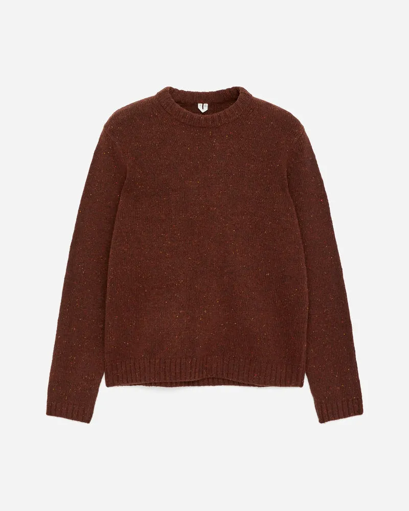 Arket Pullover Aus Einer Mischung Aus Wolle Und Alpaka -Braun Braun