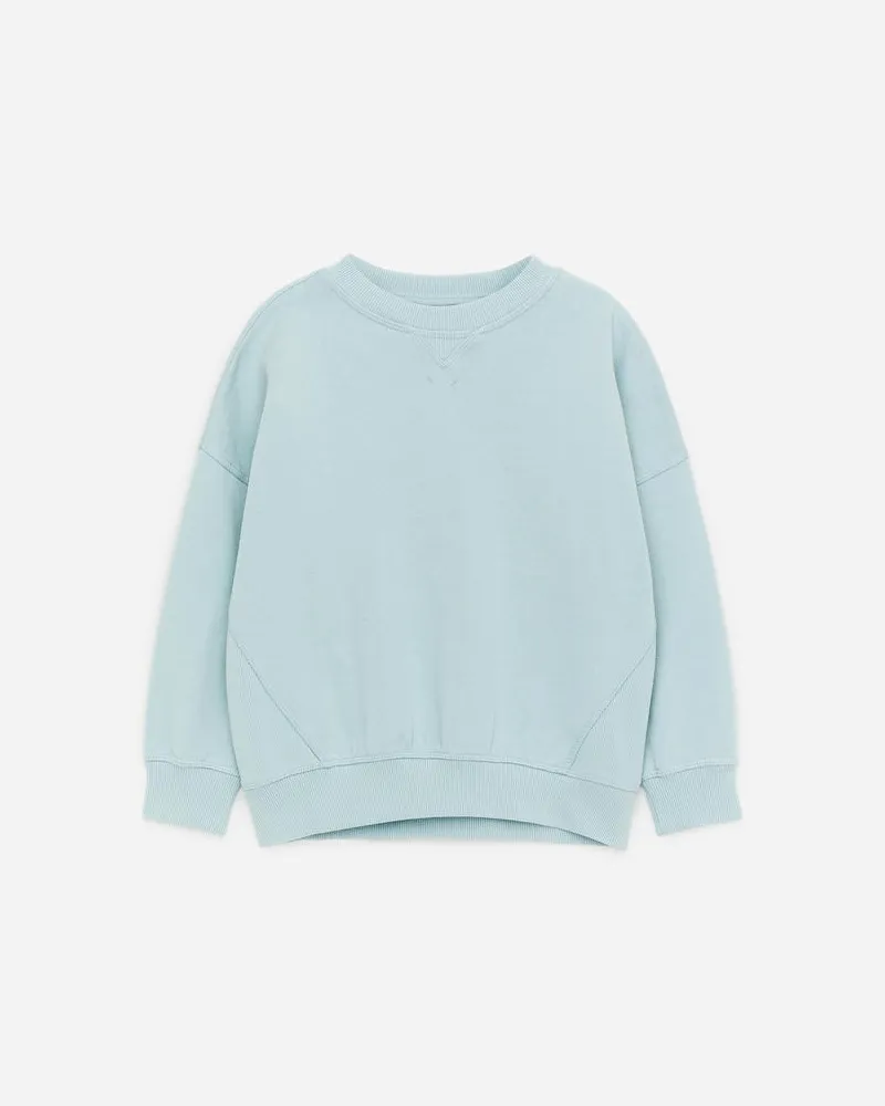 Arket Sweatshirt Aus Baumwolle -Türkis Türkis