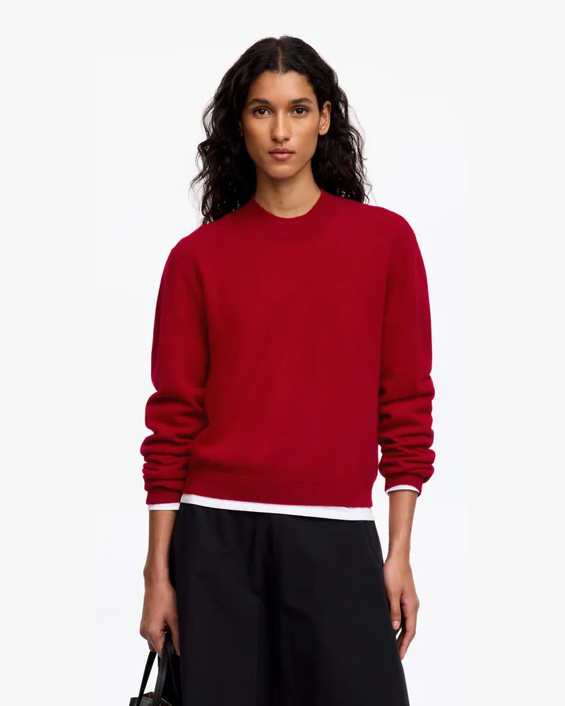Arket Pullover Aus Merinowolle -Rot Rot