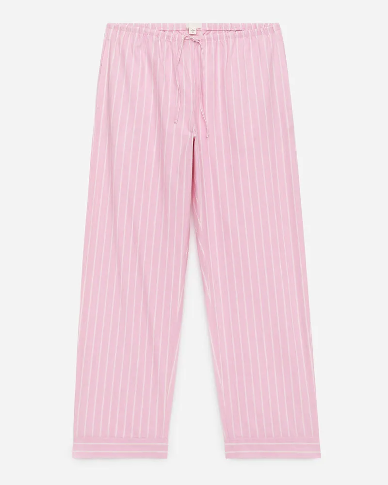 Arket Baumwollhose - Rosa|Weiß|Mehrfarbig Rosa