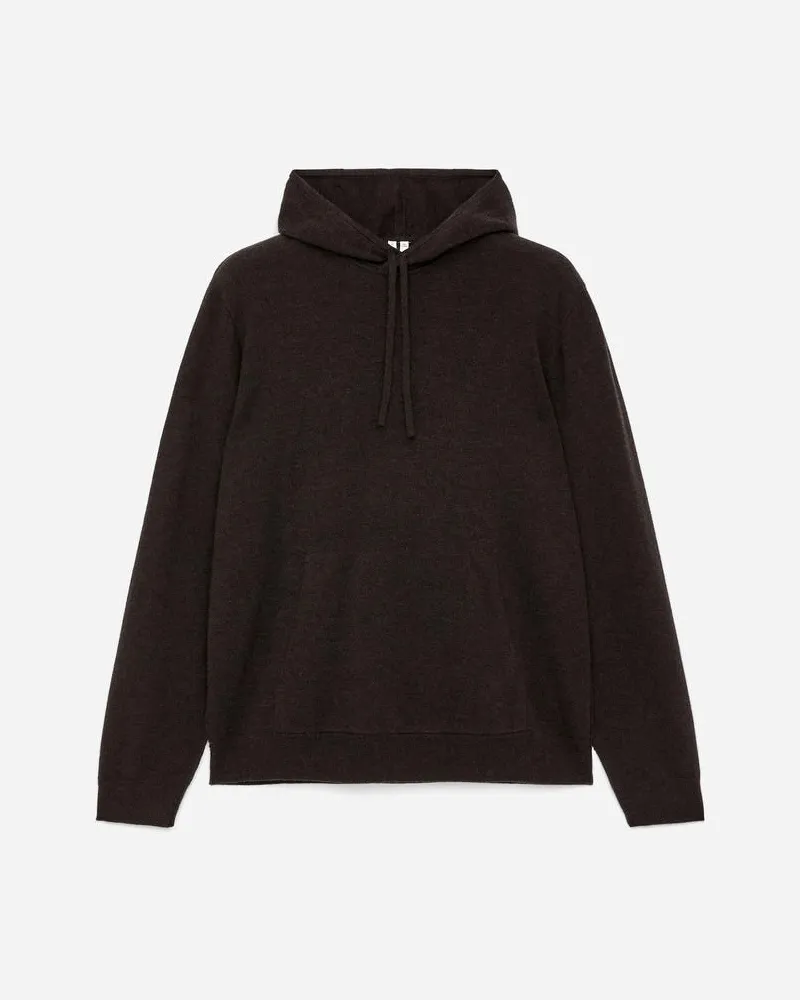 Arket Kapuzenpullover Aus Wolle Und Kaschmir -Braun Braun